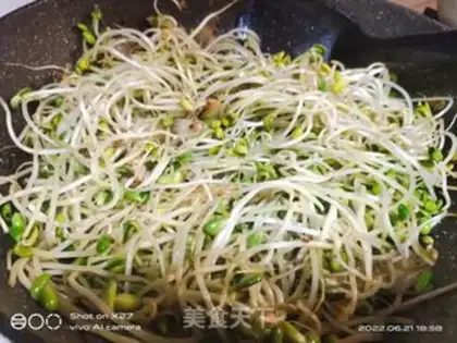 Make Five-flower sprouts step 4