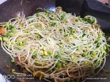 Make Five-flower sprouts step 5