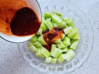 Make Soy cucumber step 7
