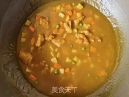 Make Curry chicken chops step 10