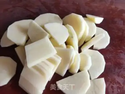 Make Potato chips, soybeans step 1