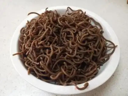 Make Cream pepper onion fried potato noodles step 0