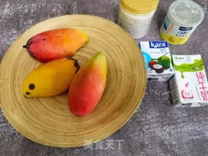 Make Coconut mango Simirou step 0