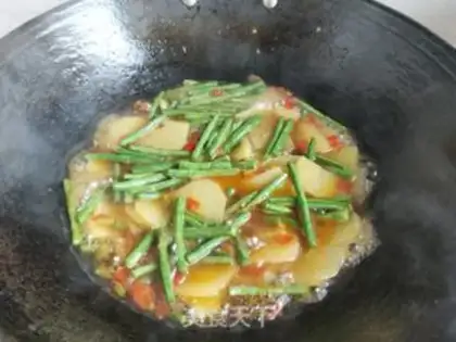 Make Potato chips, soybeans step 6