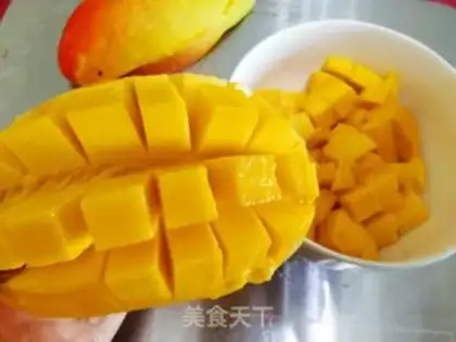 Make Coconut mango Simirou step 4