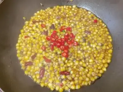 Make Thirteen spicy corn step 7