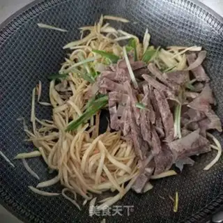 Make Beef fried white step 7