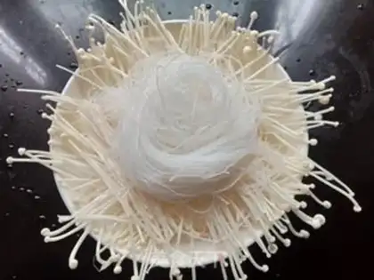 Make Garlic sausage steam fans step 2
