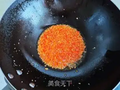 Make Garlic fan saffron step 5