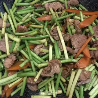 Make Garlic fried meat step 12