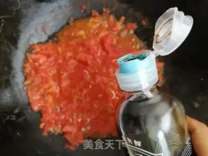 Make Tomato fried eggs step 5