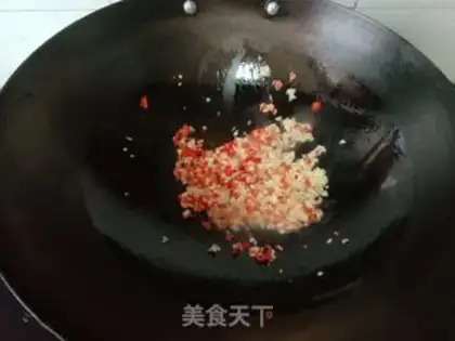 Make Garlic sausage steam fans step 5
