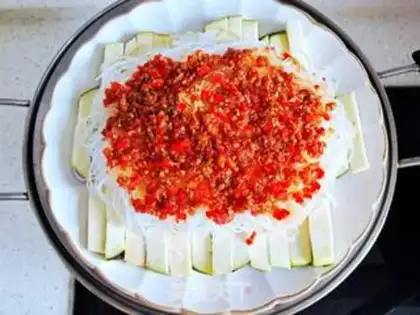 Make Garlic fan saffron step 7