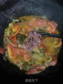 Make Tomato sour beef step 9