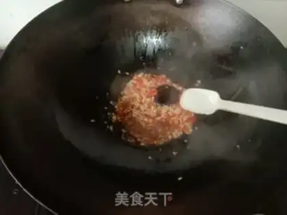 Make Garlic sausage steam fans step 8