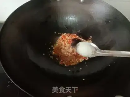 Make Garlic sausage steam fans step 9