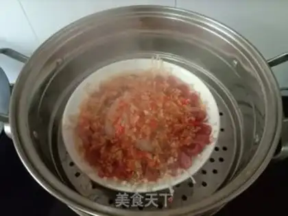 Make Garlic sausage steam fans step 12
