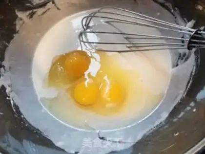Make Milk eggcake step 2