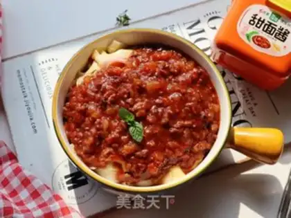 Make Tomato beef noodles step 8