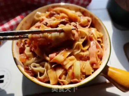 Make Tomato beef noodles step 9