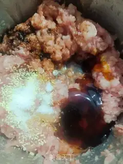 Make Colored meat buns step 6
