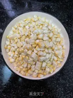 Make Corn and ham step 0