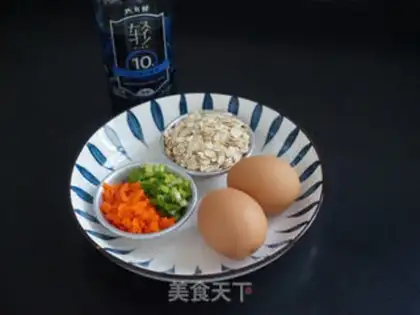 Make oatmeal eggcake step 0