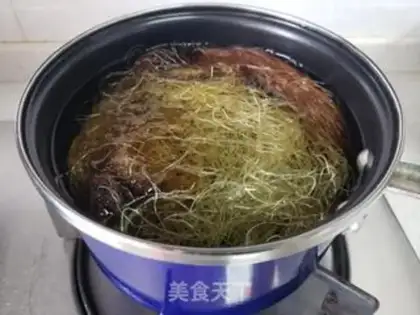 Make Corn shaving tea step 1