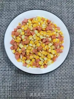 Make Corn and ham step 6