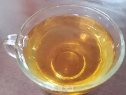 Make Corn shaving tea step 8