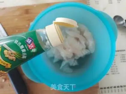 Make Garlic fan dragonfish step 2