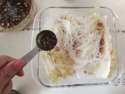 Make Garlic fan dragonfish step 4