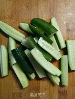 Make Soy cucumber step 1
