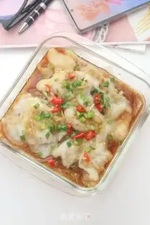 Make Garlic fan dragonfish step 8