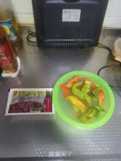 Make Chili fried duck blood step 0