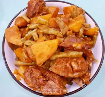 Make Potato-fruit ribs step 5