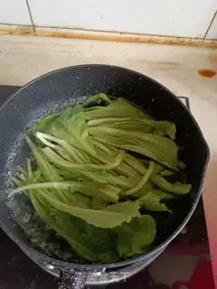 Make Salted double vegetables step 1