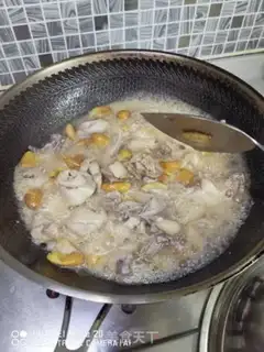 Make Yellow chicken step 8