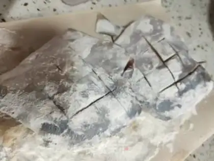 Make Red-burned flatfish step 2