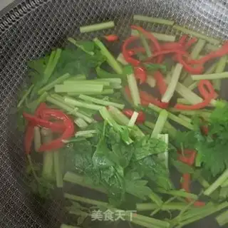 Make Celery with beef step 4