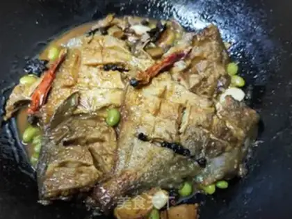 Make Red-burned flatfish step 14