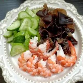 Make cucumber-mixed shrimp step 7