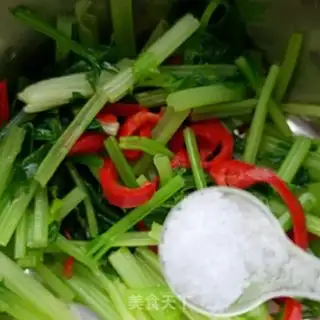 Make Celery with beef step 6