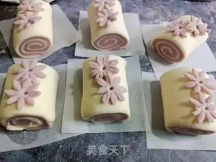 Make Potato-coloured buns step 6