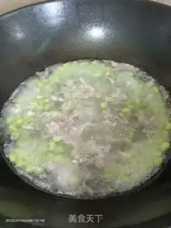 Make Skinny green bean liver soup step 3