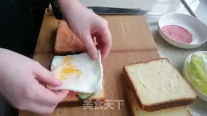 Make Egg toast step 20