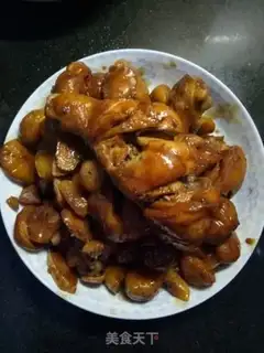Make Chestnut chicken leg step 7