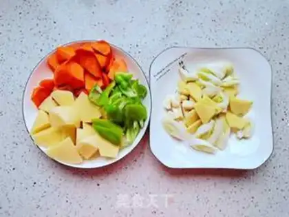 Make Homemade potato chicken step 1