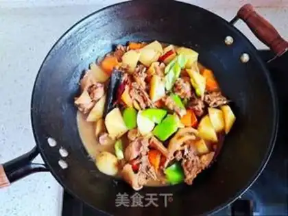 Make Homemade potato chicken step 8