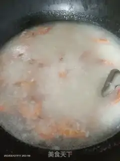 Make Shrimp congee step 3
